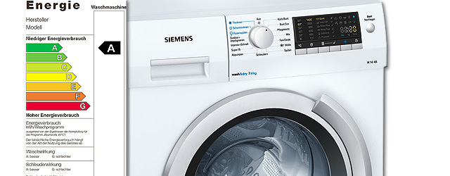 Energie-Effizienzklasse Waschmaschine